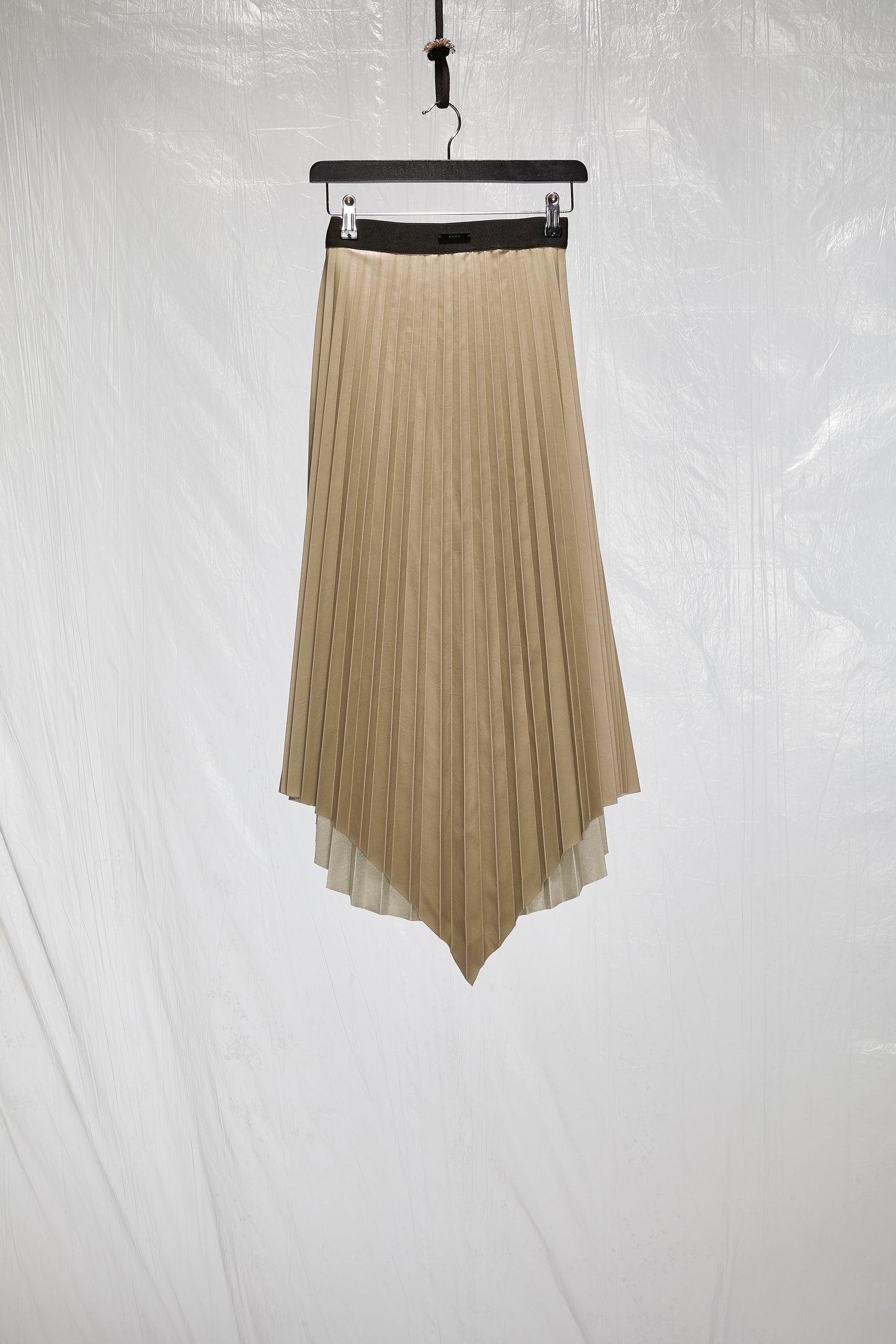 QUON Vegan Leather Skirt