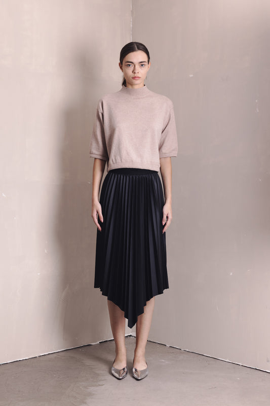 QUON Vegan Leather Skirt